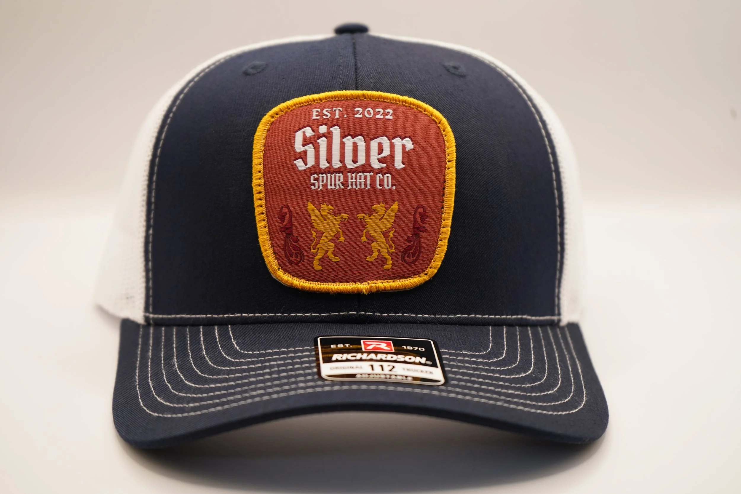 TEXAS ロゴ刺繍 オレンジキャップ SS Texas Stamped Orange - Silver/Black 5P — Silver Spur Hat